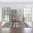 thumbnail image 2 of Modway Haku 96x120" Geometric Moroccan Tribal Area Rug in Black and White, 2 of 6