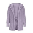 thumbnail image 2 of Leesechin Women Summer Casual Short Set Velvet Short Sleeve Button Down Shirt Velour Shorts 2 Piece Outfit Lounge Tracksuit, 2 of 6