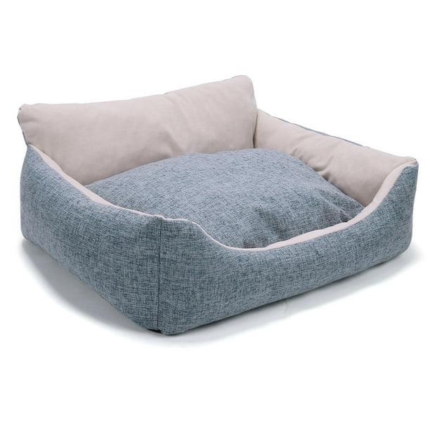 Rectangle Dog Bed Cat Bed Pet Bed for Small and Medium Dogs, Machine