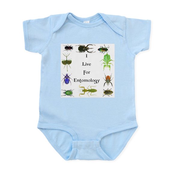 CafePress - I Live For Entomology 1 Infant Bodysuit - Baby Light Bodysuit, Size Newborn - 24 Months