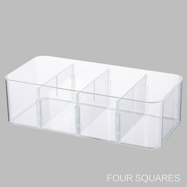 Alueeu Underwear Storage Box with Compartments Socks Bra Underpants Organizer Drawers Underwear