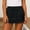 Black, variant on Short Skirts for Women High Waist Mini Skort Comfy Solid Color with Pockets Regular Fit Tennis Skirts for Women with Shorts for Work and Office S-2XL