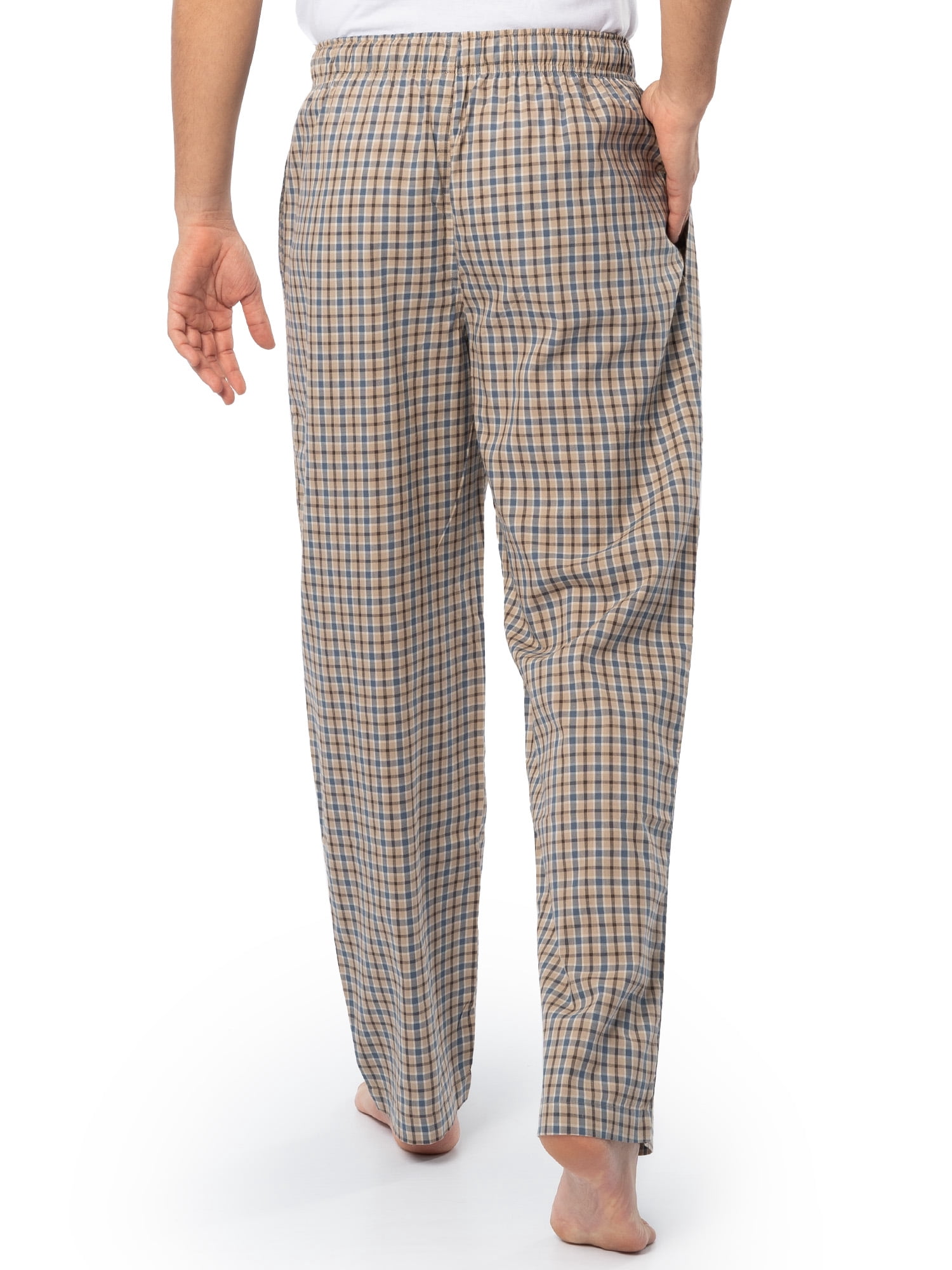 Fruit of the Loom Men's and Big Men's Soft Brushed Woven Sleep Pant, Sizes S-6XL & LT-3XLT