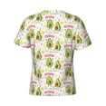thumbnail image 6 of Vsdgher Avocado Work Out Print Men's Dry Fit Mesh Athletic Shirts Moisture Wicking Tennis T-Shirt Tops, 6 of 9