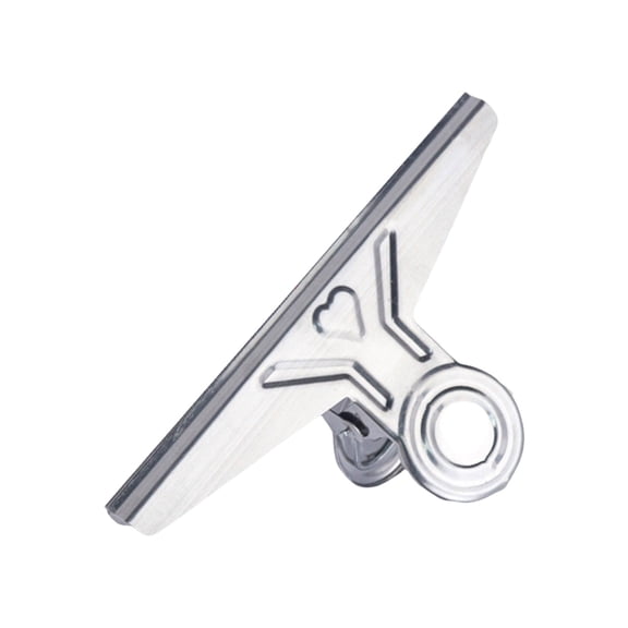 Metal Paper Clip 200mm Long Large Binder Paper Clip Stainless Steel File Clamp for Food Bag Drawing Board Office Supply