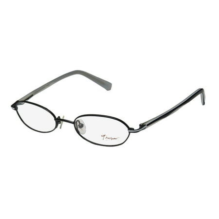 New Thalia Amorosa Womens/Ladies Designer Full-Rim Black / White / Gray Color Combination Full-rim Hip Frame Demo Lenses 46-17-125 Flexible Hinges Eyeglasses/Eye Glasses