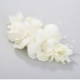 thumbnail image 2 of White Flower Comb, Floral Head Piece. for Parties, Galas, Brides, Special Occasions - Handmade, 2 of 35