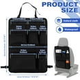 thumbnail image 2 of Car Backseat Organizer with 7 Storage Pockets, Adjustable Straps, Universal Fit Seat Back Storage Bag for Road Trips, RV, and Daily Commuting, 2 of 9