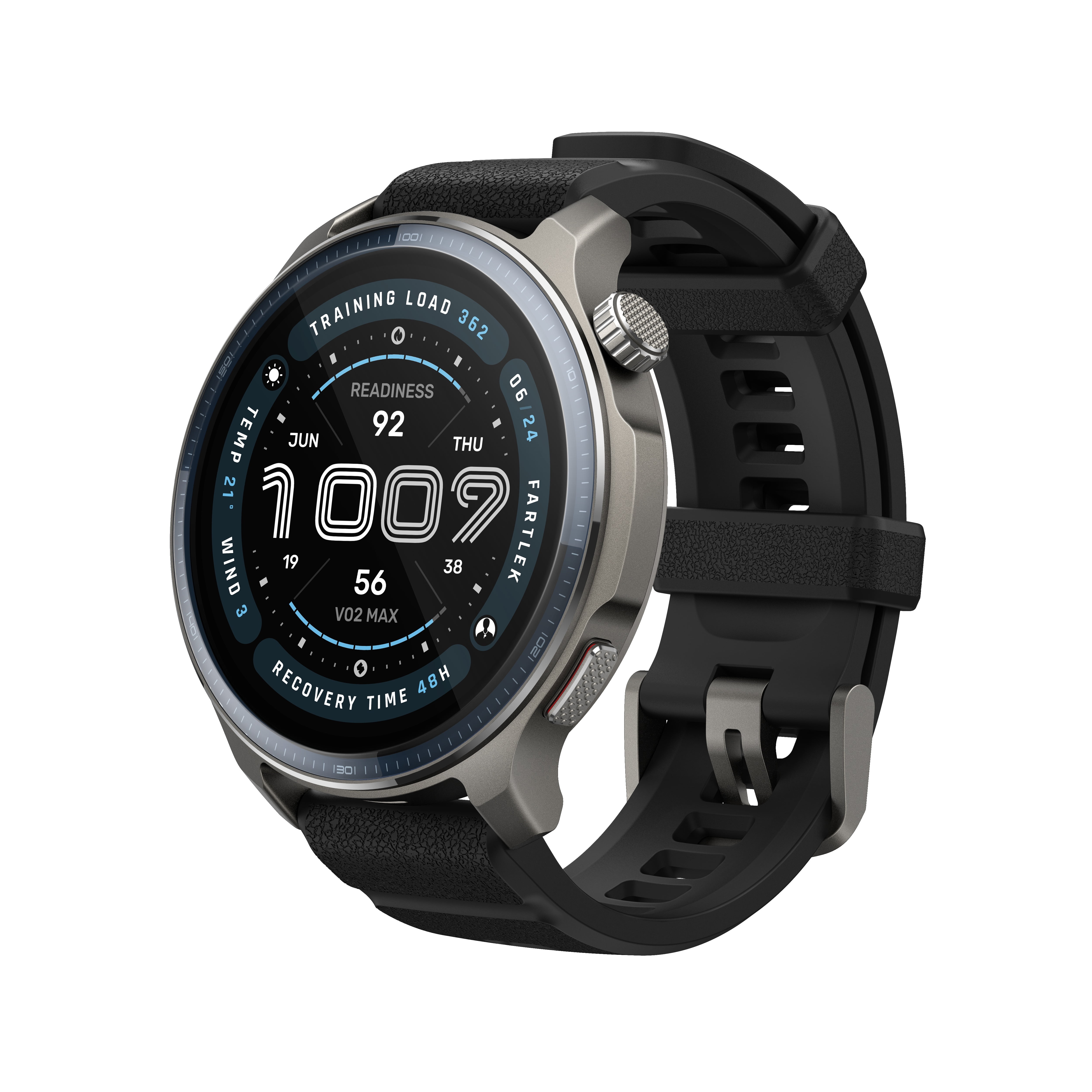 Amazfit Balance 2 Smart Watch 47mm AMOLED Sapphire Glass Display, Offline Maps, Dual Band GPS, 21 Days Battery, 170+ Sport Modes, Hyrox & Golf Mode, Heart Rate & Sleep Tracker for Android & iPhone