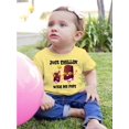 thumbnail image 2 of Smartprints Infants Graphic Tee - Chillin' With My Pops - Regular Fit 100% Cotton, 2 of 4