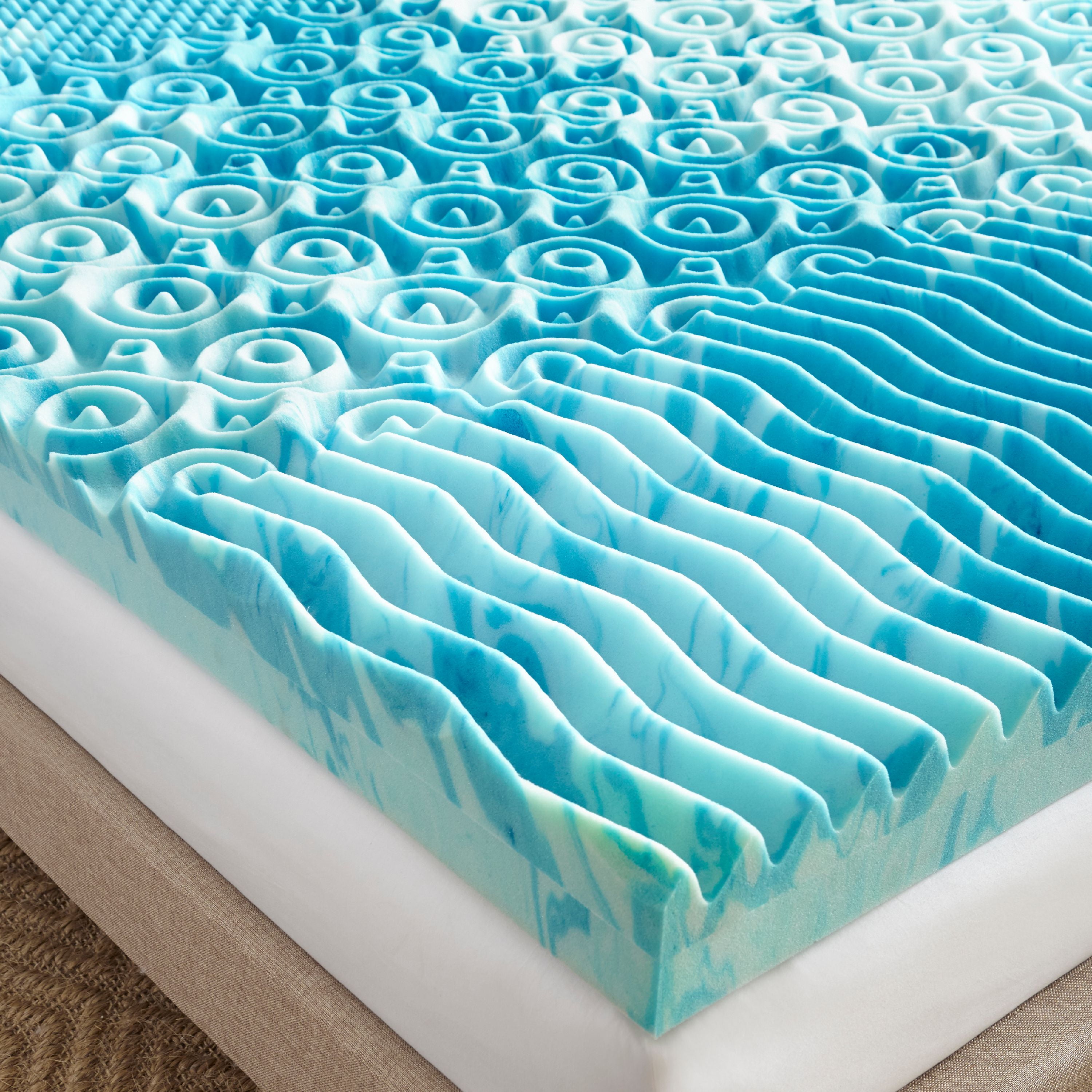 Gel Mattress Topper Twin XL 4 Inch Cooling Memory Foam Bedroom Comfy Bed Pad 612650138813 eBay