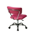 thumbnail image 3 of OSP Home Furnishings Vista Task Office Chair in Purple Faux leather, 3 of 4