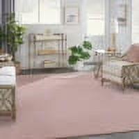 Nourison Essentials Indoor/Outdoor Pink 9' x 12' Area Rug, (9x12)