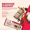 thumbnail image 3 of Atkins High Protein Bars, Brownie Delight Flavor, 15g of Protein, 4g Net Carbs, Keto Protein Bars, Low Sugar, 4 Count, 3 of 8
