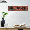 thumbnail image 2 of 2D Flat, 1pc 2D flat 4X16 inch sign Industrial Chic Plaque Art Depicting Playful Designs Excellent for Modern Living Rooms or Trendy Restaurants, 2D Flat, Perfect for Room Decor, 2 of 10