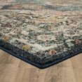 thumbnail image 3 of Mohawk Home Cairn Low Pile Latex Backed Stain and Fade Resistant Geometric Blue Indoor Area Rug, 7' 10" X 10', 3 of 9