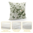 thumbnail image 4 of GOSMITH  Vintage Floral Throw Pillow Covers Flower Butterfly Green Botanical Plant Leaves Farmhouse Decorative Throw Pillows Cases Spring Outdoor Decorations for Home Couch Decor, 4 of 5
