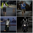 thumbnail image 5 of Chaleco reflectante para correr, seguridad ajustable VES, correas reflectantes de alta visibilidad para correr de noche, ciclismo al aire libre, motocicleta, paseo para perros, trotar, 5 of 5
