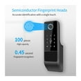 thumbnail image 2 of Waterproof Fingerprint Smart Door Lock Outdoor Gate Bluetooth Password Deadbolt +Mechanical Key, 2 of 10