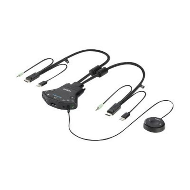 Belkin Secure Flip 2Port KVM Switch (Single Head) KVM / audio switch