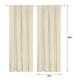 thumbnail image 1 of mi Cortinas opacas 2 paneles Cortinas modernas Oscurecimiento de la habitación Diseño con aislamiento térmico Ventana con ojales para, 1 of 8
