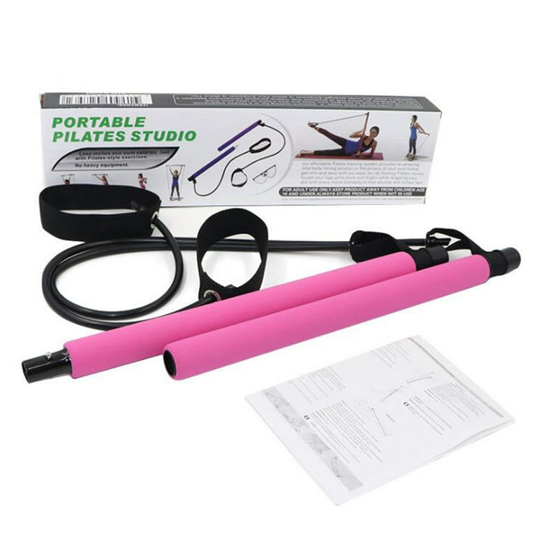Pilates Yoga Portable Exercise Fitness Toning Bar with Resistance