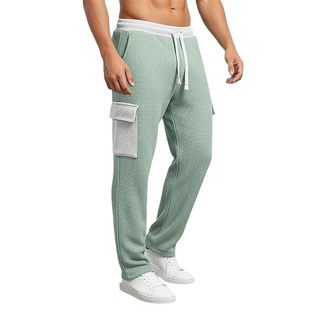 Pantalones de Cintura Alta de Pierna Ancha para Mujeres Pantalones Casuales Sueltos Delanteros con Bolsillos Pantalones de Playa de Verano