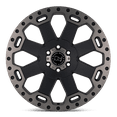 thumbnail image 3 of 1 Black Rhino Hard Alloys 17x8  5x127 +30 WARLORD MATTE BLACK W/ MACH DARK TINT Wheel Rim, 3 of 3