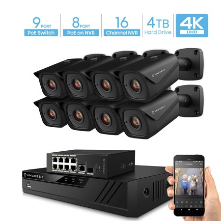 Amcrest 4K UltraHD Video Security Camera System (8MP) w