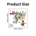 thumbnail image 3 of Binwennn College Dorm Wall Decorations Stickers Self Flower Bird Toilet Sticker Cute Toilet Removable Sticker Bathroom Decorative Wall Sticker, 3 of 8