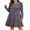 Purple, variant on VEPKUL Plus Size Dresses 3XL for Curvy Women, Long Sleeve Fall Dresses Casual Sweater Winter Dress Crew Neck Tunic Dress with Pockets