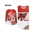 thumbnail image 4 of Gvmfive Women Christmas Print Long Sleeve Blouse Round Neck Casual Tunic Tops, 4 of 5