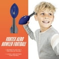 thumbnail image 2 of NERF Vortex Aero Howler Foam Football - NERF Soft Vortex Football for Long-Distance Throws - Perfect for Pool + Beach Football - Kids Aero Howler Whistle Vortex Foam Ball - Blue, 2 of 9
