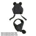 thumbnail image 3 of Hat And Scarf Winter Warm Knitted Cap With Matching Neck Warmer, 3 of 6