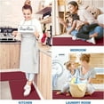 thumbnail image 5 of Kitchen Mat  2PCS Kitchen Rugs  Cushioned Anti Fatigue Kitchen Mats for Floor  Non-Slip Standing Desk Mat  Waterproof Kitchen Rug Set for Kitchen  Floor  Office, 5 of 5