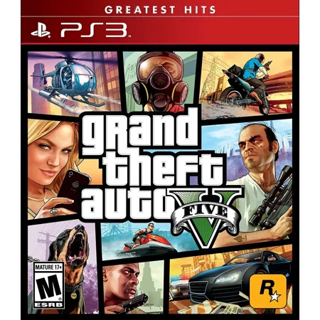 New Grand Theft Auto V Playstation 3 PS3 GTA 5 Sony Rockstar Crime Action
