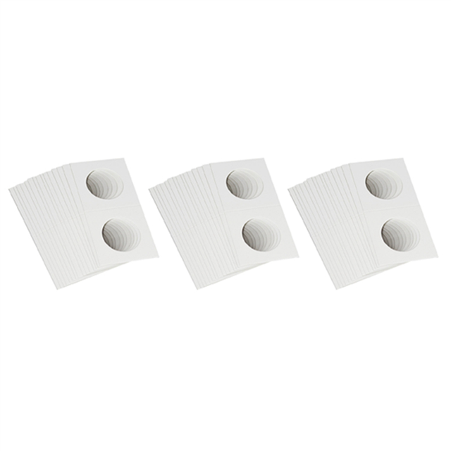 150 Pcs Porte-Pièces Carrés en Carton Fournitures de Pièces Collection d'Albums de Pièces Porte-Pièces de Phare Étui de Couverture