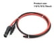 thumbnail image 5 of Seitruly Paquete de 2 paneles solares impermeables a prueba de polvo Cable de extensión extensor autoblocante reemplazo de cable ignífugo Electrónica miscelánea 3 metros, 5 of 6