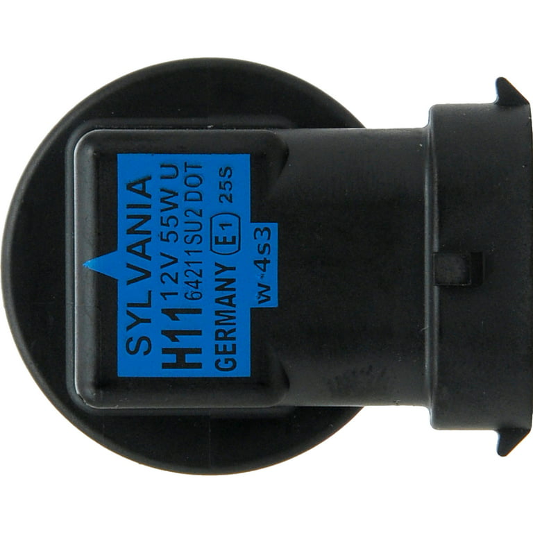 Sylvania H11 SilverStar Ultra Halogen Headlight Bulb, Pack of 2. 