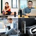 thumbnail image 7 of Ben Din Clothing LED Temperature Display Water Bottle Thermos 16 oz - Black, 7 of 7