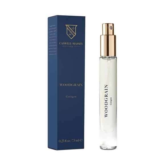 Caswell-Massey Woodgrain Sandalwood Colonia Discovery Rich & Warm Santalum Album con cedro y toques de bergamota y almizcle cítrico Tamaño de muestra Vial Colonia para hombres 0.25 onzas líquidas