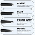 thumbnail image 7 of EXLEAF [4+1 Pack] Precision Tweezers Set with Travel Case,Professional Stainless Steel Eyebrow Tweezers for Women&Men,Multi-Purpose for Facial Hair&Ingrown Hair Removal, 7 of 7