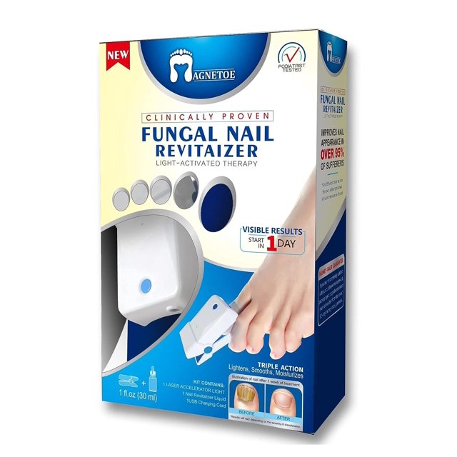 Fungal Nail Treatment LED LightActivated Therapy, Erase Toenail Discoloration Fungus, 30 ml