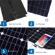 thumbnail image 4 of Lojalitet - Cargador de batería solar de 7,5 W mejorado, kit de cargador de batería solar portátil de 12 V a prueba de agua para automóvil, automotriz, motocicleta, barco, marino, RV, remolque,, 4 of 6