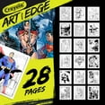 thumbnail image 2 of Crayola Art with Edge Justice League, 28 Loose Leaf Pages, Adult Coloring, Gift for Teens and Adults, 2 of 7