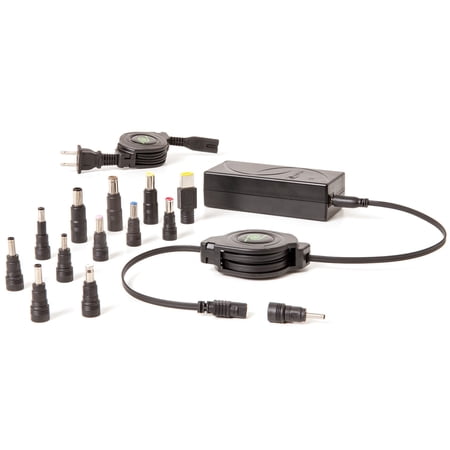 UPC: 0816983011540 | ReTrak ETCHGNBUNN Retractable Universal Laptop Charger And Power Adapter