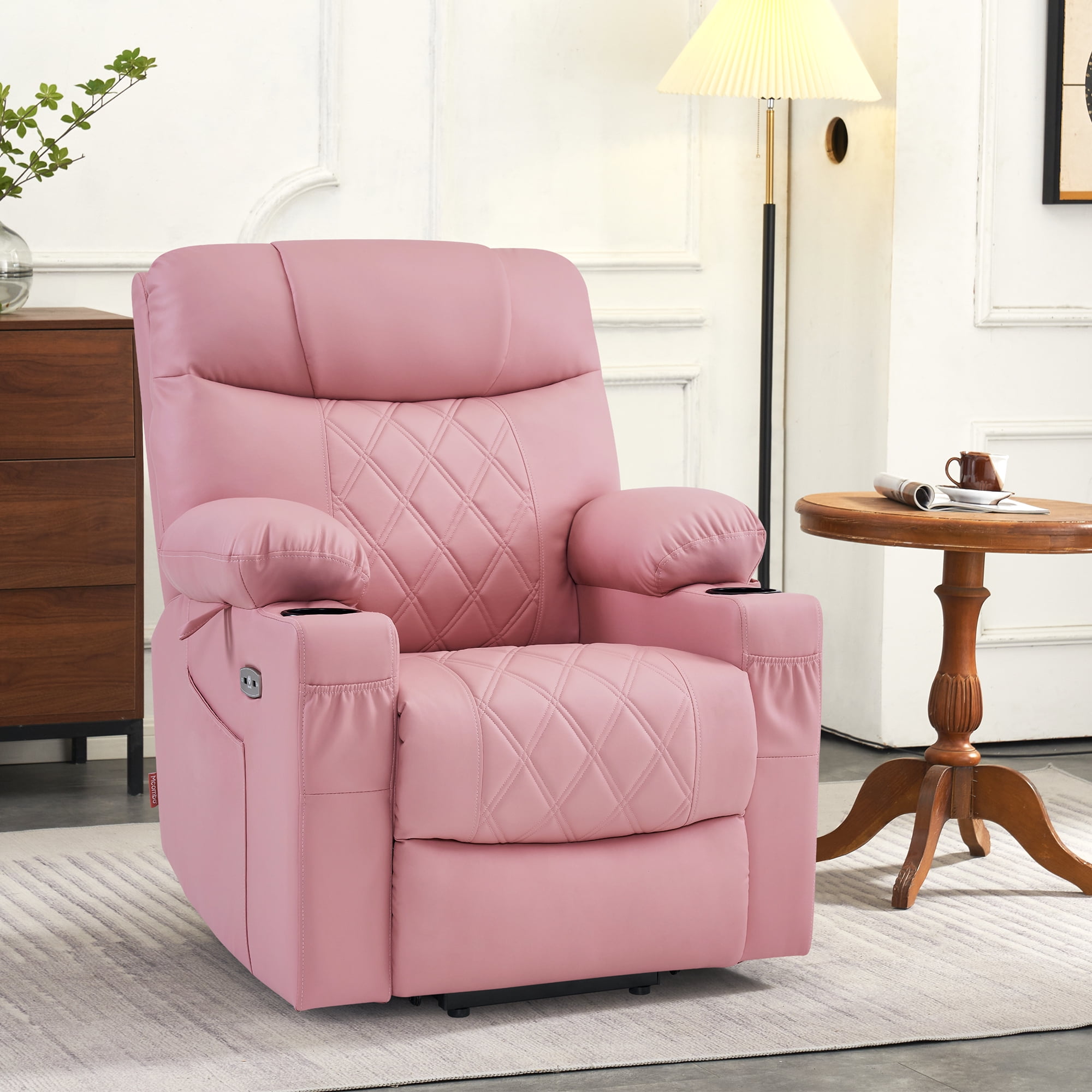 Mcombo small sized electric power lift recliner chair sofa cheap with massage and heat for small elderly people petite