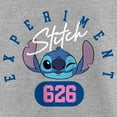 thumbnail image 2 of Girl's Lilo & Stitch Experiment 626 Cute Face  Graphic Tee Athletic Heather X Small, 2 of 5