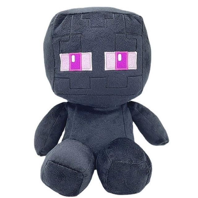 Peluche de Enderman (25 cm), peluche negro de Enderman para regalar (Enderman)