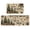 Beige, variant on Sm:)e Pine Tree Christmas Kitchen Rugs and Mats, 17x29Inch and 17x47 Inch, Non Slip Linen Mat Inside Washable for Porch Patio Hallway